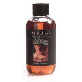 Millefiori Milano Natural Vanilla & Wood - Vanille- und Holzdiffusor-Nachfüllung für Räucherstäbchen 250 ml