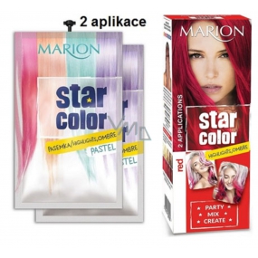 Marion Star Color waschbare Haarfarbe Rot - Rot 2 x 35 ml