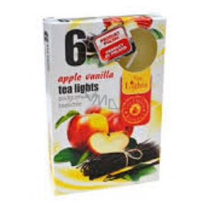 Teelichter Apfel und Vanille duftende Teelichter 6 Stück