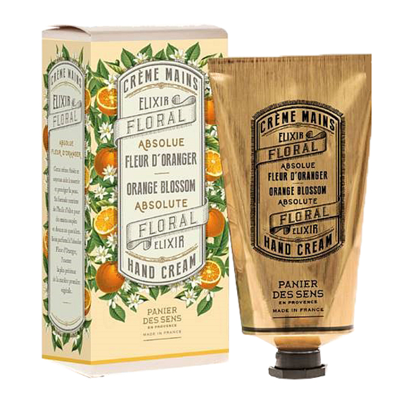 Panier des Sens Orangenblüte Luxus französische pflegende Handcreme mit einem starken Blumenaroma 75 ml