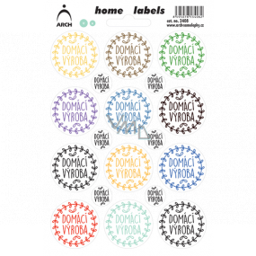 Arch Home Labels Home Labels Aufkleber Selbstgemachte Farbe 12 x 18 cm