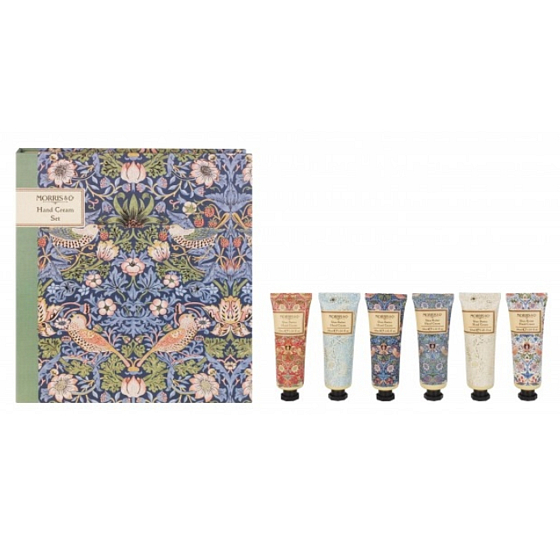 Heathcote & Ivory Strawberry Thief Handcreme mit Sheabutter 6 x 30 ml, Kosmetikset