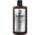 Lilien Men-Art Bart- & Haar- & Körpershampoo Weißes Shampoo für Bart, Haar und Körper mit Aloe Vera und Panthenol 250 ml
