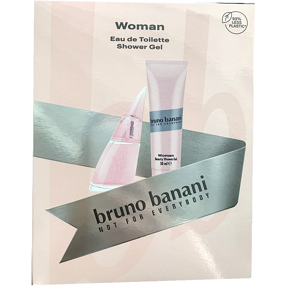 Bruno Banani Woman Eau de Toilette 30 ml + Duschgel 50 ml, Geschenkset für Frauen