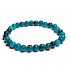 Apatit blau Armband elastisch Naturstein, Kugel 8 mm / 16 - 17 cm, Stein Realisierung