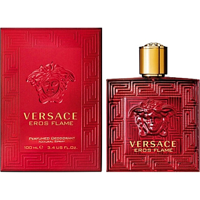 Versace Eros Flame parfümiertes Deodorantglas für Männer 100 ml
