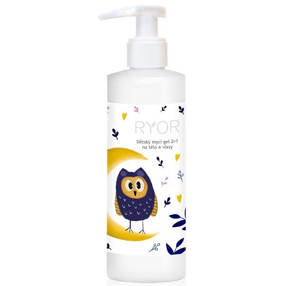 Ryor 2in1 Körper- und Haarwäsche für Kinder Spender 200 ml