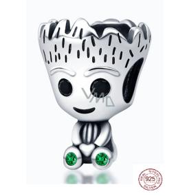 Sterling Silber 925 Marvel Guardians of the Galaxy, Ich bin Groot, Armband Perle