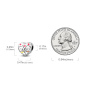Sterling Silber 925 Katze und Hund Herz Perle für Haustier-Armband