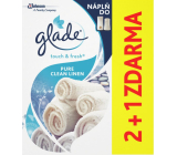 Glade One Touch Pure Clean Linen - Duft von sauberem Leinen Mini-Spray Lufterfrischer Nachfüllung 3 x 10 ml