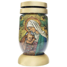 Bolsius Glasleuchte Mosaik Maria 23 cm 120 g