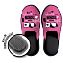 Nekupto Slipper shop Geschenkpantoffeln Größe 39-40 Statt mit dem linken Fuß zu treten, bleibe ich lieber liegen 1 Paar