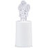 Emocio LED-Kerze Engel aus Kunststoff, weiß leuchtend, 13,2 x 5,3 cm, 60 Tage, 80 g