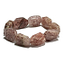Rosenquarz Armband geschliffener Naturstein ca. 2 cm / 16 - 17 cm, der vollkommenste Heiler