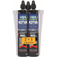 Ceys chemische Verankerung auf Polyesterbasis, 300 ml, 2 + 1