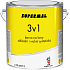 Supermal 3in1 S2177 0199 schwarz obere synthetische Farbe für Metalle, 2,5 l