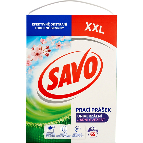 Savo Waschmittel Universal Frische des Frühlings 65 Waschgänge, 4,55kg
