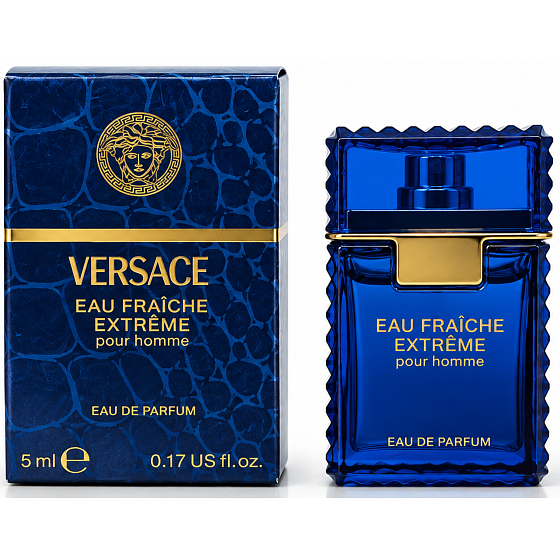 Versace Men's Eau Fraiche Extreme Miniatur Parfümwasser für Herren 5 ml