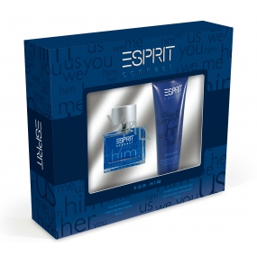 Esprit Connect für Ihn EdT 30 ml Eau de Toilette + 75 ml Duschgel, Geschenkset