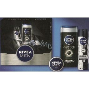 Nivea Men Deo Power Antitranspirant Spray 150 ml + Duschgel 250 ml + Creme 30 ml, Kosmetikset