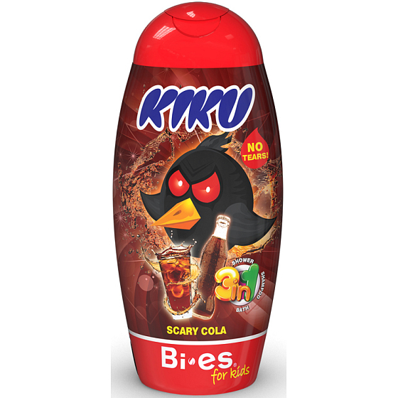 Kiku Scary Cola 3 in 1 Duschgel, Shampoo und Schaum für Kinder 250 ml