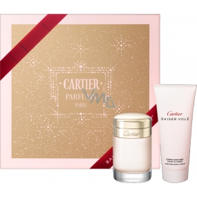 Cartier Baiser Volé parfümiertes Wasser 50 ml + Körpercreme 100 ml, Kosmetikset