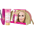 Dermacol Mega Lashes Express Volumen Mascara schwarz 12,5 ml + Hyaluron Waschcreme sanfte Reinigungscreme 100 ml + Hülle, Kosmetikset