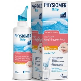 Physiomer Baby hypertonisches Nasenspray für Kinder ab 1 Monat 60 ml