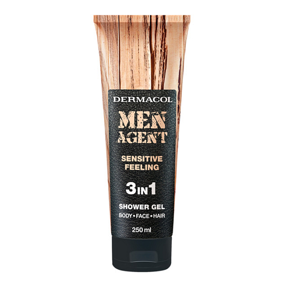 Dermacol Men Agent 3in1 Sensitive Feeling Duschgel 250 ml Tube