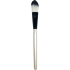 Kosmetikpinsel für Make-up flach 12 weiß-schwarz 19 cm