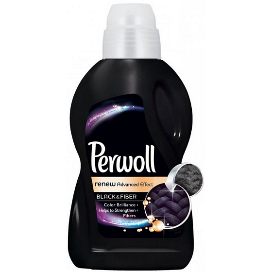 Perwoll Black & Fibre Waschgel stellt eine intensive schwarze Farbe wieder her und schützt vor Formverlust 15 Dosen von 900 ml