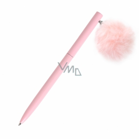 Albi Kugelschreiber mit Pompon Pink