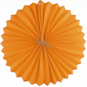 Laterne rund orange 25 cm
