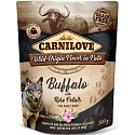 Carnilove Hundebeutel Paté Buffalo mit blutleeren Taschen mit Rosenblättern für erwachsene Hunde 300 g