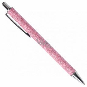Albi Kugelschreiber glitzert rosa 14 cm
