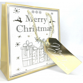 Degen Geschenk Papiertüte 17 x 17 x 9 cm Weihnachten Frohe Weihnachten Geschenke CD LUX klein