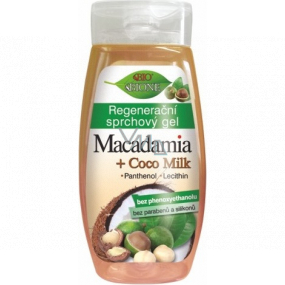 Bione Cosmetics Macadamia + Coco Milk regenerierendes Duschgel für alle Hauttypen 260 ml