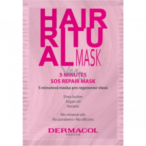 Dermacol Hair Ritual intensiv regenerierende Maske 15 ml