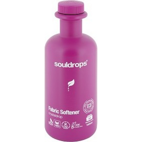 Souldrops Weichspüler Crystaldrop Weichspüler mit Blütenduft 40 Dosen 1 l