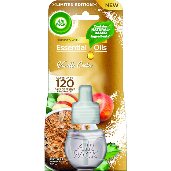 Air Wick Ätherische Öle Vanille Candy Elektrischer Lufterfrischer Ersatzkartusche 19 ml