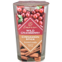 Emocio Wild Cranberry & Cinnamon Stick - Wild Cranberry und Zimt zweifarbige Duftkerze Glas 76 x 118 mm 170 g