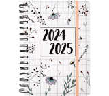 Albi Studentenkalender 2024 - 2025 mit Spirale - Pflanzen 16 × 21 × 2 cm