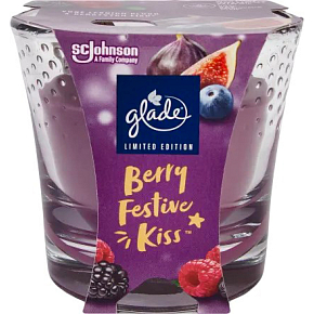 Glade Duftkerze Berry Festive Kiss, 112 g
