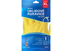 BALhome latex Reinigungshandschuhe, gelb, Größe XL