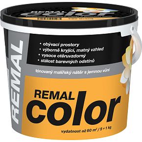 REMAL Color Wandfarbe 790 Orange, 5 + 1 kg
