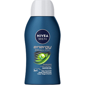 Duschgel für Männer 3in1 Fresh Energy mini, 50 ml