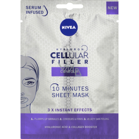 Nivea Hyaluron Cellular Filler textilní maska proti vráskám, 1 ks Nivea Hyaluron Cellular Filler textilní maska proti vráskám, 1 ks