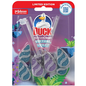 Duck WC Halter Active Clean Duo Violett, 2x 36 g