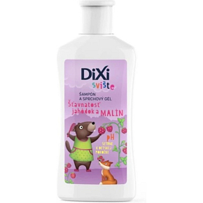 Dixi Sviště šampon a sprchový gel Erdbeere und Himbeere pro děti 100 ml
