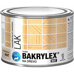 Bakrylex V1302 universell matt dispersionslack auf Holz farblos, 300 g